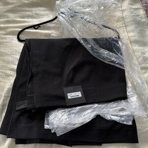 GAUCHOS, WIDE LEG, BLACK, SZ 24, POLY/SPANDEX, SIDE ZIP, MICHEL STUDIO COLLECTIO